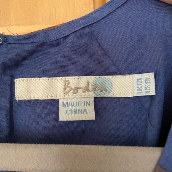 Boden colourful midi dress (US 8L / UK 12L) - Picture 6 of 8